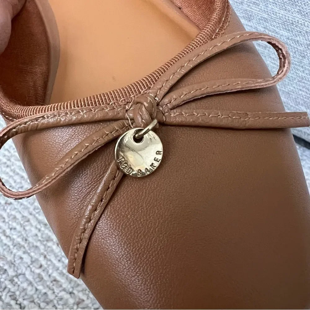 Ted Baker London Bayana Leather Flat